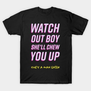 She's a Man Eater 1980s T-Shirt